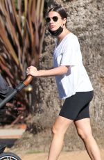 LEA MICHELE Out in Santa Monica 09/30/2020