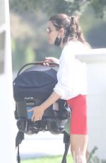 LEA MICHELE Out in Santa Monica 10/07/2020