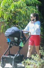 LEA MICHELE Out in Santa Monica 10/07/2020