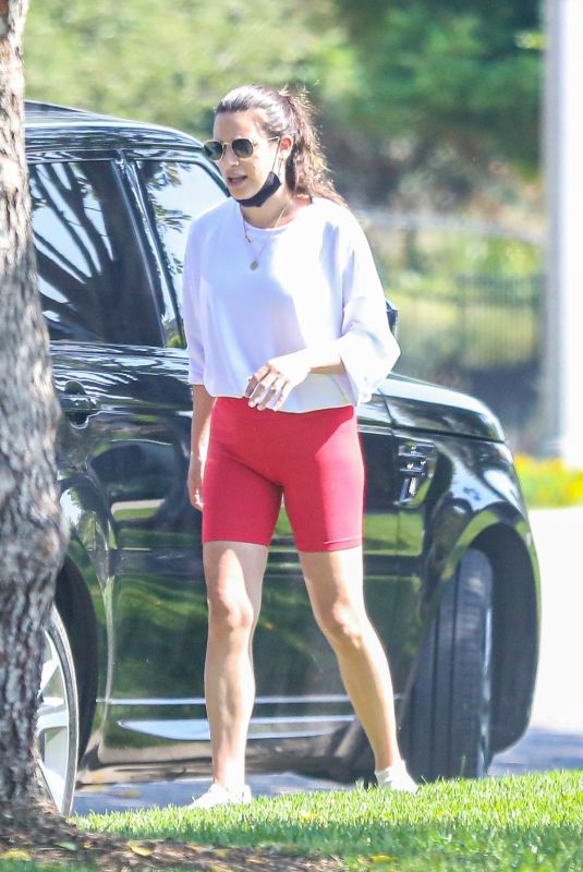 LEA MICHELE Out in Santa Monica 10/07/2020