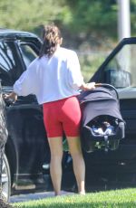 LEA MICHELE Out in Santa Monica 10/07/2020