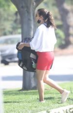LEA MICHELE Out in Santa Monica 10/07/2020