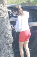 LEA MICHELE Out in Santa Monica 10/07/2020