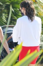 LEA MICHELE Out in Santa Monica 10/07/2020