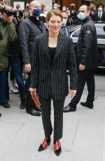 LEA SEYDOUX Arrives at Louis Vuitton Show at Paris Fashion Week 10/06/2020