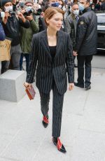 LEA SEYDOUX Arrives at Louis Vuitton Show at Paris Fashion Week 10/06/2020