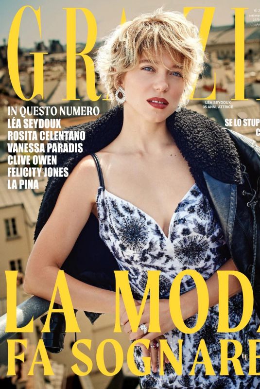 LEA SEYDOUX in Grazia Italia, October 2020