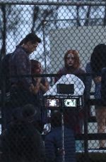 LILI REINHART on the Set of Riverdale in Vancouver 10/08/2020