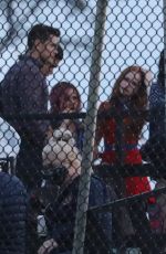 LILI REINHART on the Set of Riverdale in Vancouver 10/08/2020