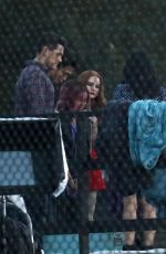 LILI REINHART on the Set of Riverdale in Vancouver 10/08/2020