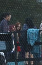 LILI REINHART on the Set of Riverdale in Vancouver 10/08/2020