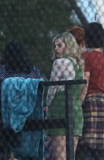 LILI REINHART on the Set of Riverdale in Vancouver 10/08/2020