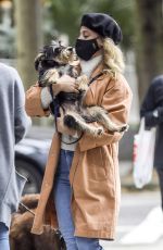 LILI REINHART Out with Her Dog in Vancouver 10/04/2020