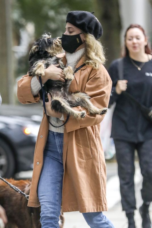 LILI REINHART Out with Her Dog in Vancouver 10/04/2020