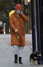 LILI REINHART Out with Her Dog in Vancouver 10/26/2020