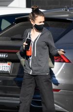 LILY COLLINS Arrives Back to Work in Los Angeles 10/13/2020