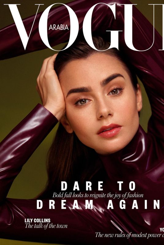 LILY COLLINS in Vogue Magazine, Arabia November 2020