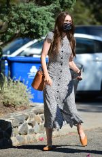 LILY COLLINS Out and About in Los Angeles 10/02/2020