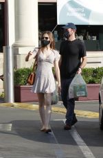 LILY COLLINS Out and About in Los Angeles 10/16/2020