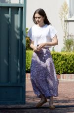 LILY COLLINS Out in Beverly Hills 10/06/2020
