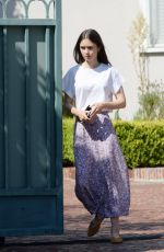 LILY COLLINS Out in Beverly Hills 10/06/2020
