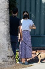 LILY COLLINS Out in Beverly Hills 10/06/2020