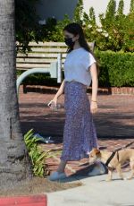 LILY COLLINS Out in Beverly Hills 10/06/2020