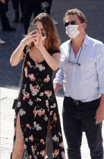 LILY JAMES Out and About in Rome 10/11/2020