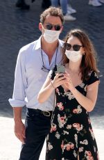 LILY JAMES Out and About in Rome 10/11/2020