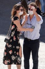 LILY JAMES Out and About in Rome 10/11/2020