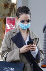 LILY JAMES Out Shopping for Flowers in Primrose Hill 10/08/2020