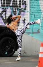 LIZA KOSHY at a Dance Studio in Los Angeles 10/22/2020