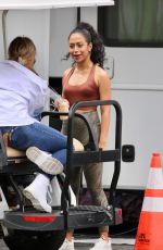 LIZA KOSHY at a Dance Studio in Los Angeles 10/22/2020