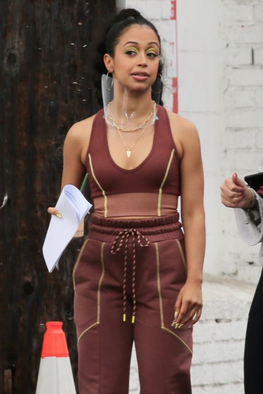 LIZA KOSHY at a Dance Studio in Los Angeles 10/22/2020