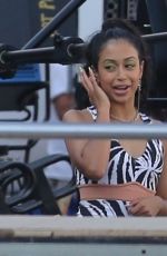 LIZA KOSHY Filming Fabletics Commercial 10/26/2020