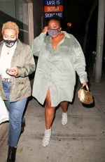 LIZZO Out for Dinner in West Hollywood 10/24/2020
