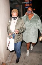 LIZZO Out for Dinner in West Hollywood 10/24/2020