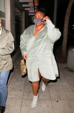 LIZZO Out for Dinner in West Hollywood 10/24/2020
