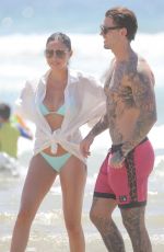 LONDON SHAY GOHEEN in Bikini at a Beach on Gold Coast 10/11/2020