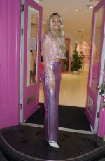 LOUISA JOHNSON at Private View of Sophie Tea Art in London 10/28/2020