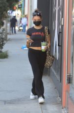 MADISON BEER Out Shopping on Melrose Avenue in Hollywood 09/30/2020