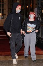 MAISIE WILLIAMS Leaves Reuben Selby Fashion Show at PFW in Paris 10/05/2020