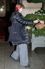 MAISIE WILLIAMS Leaves Reuben Selby Fashion Show at PFW in Paris 10/05/2020