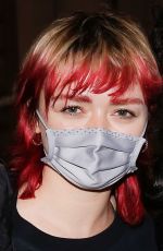 MAISIE WILLIAMS Leaves Reuben Selby Fashion Show at PFW in Paris 10/05/2020