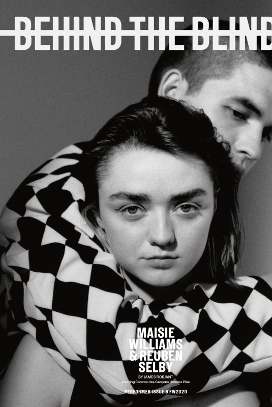 MAISIE WILLIAMS on the Cover of Behind the Blinds Issue 09, Fall/Winter 2020