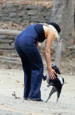 MALIN AKERMAN Out with her Dog at Griffith Park in Los Angeles 10/08/2020