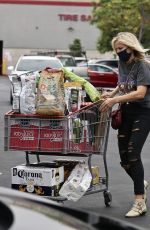 MALIN AKERMAN Shopping at Costco in Los Angeles 10/22/2020