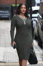 MALIN ANDERSON in Tight Dress Leaves Studio 71 in London 10/15/2020