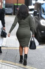 MALIN ANDERSON in Tight Dress Leaves Studio 71 in London 10/15/2020