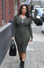 MALIN ANDERSON in Tight Dress Leaves Studio 71 in London 10/15/2020